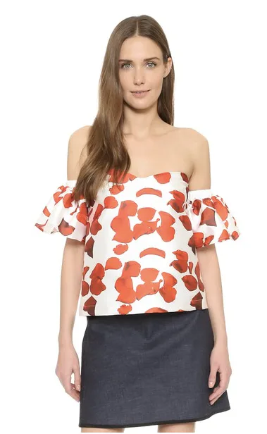 One Shoulder Top With Choker WEO0020