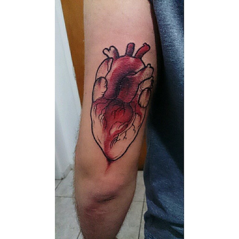 Heart on the Sleeve Tattoo: Bold & Beautiful