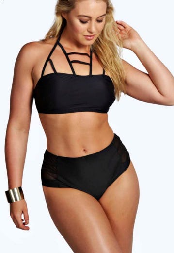 boohoo plus size beachwear