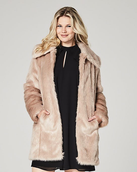 fur coat size 18