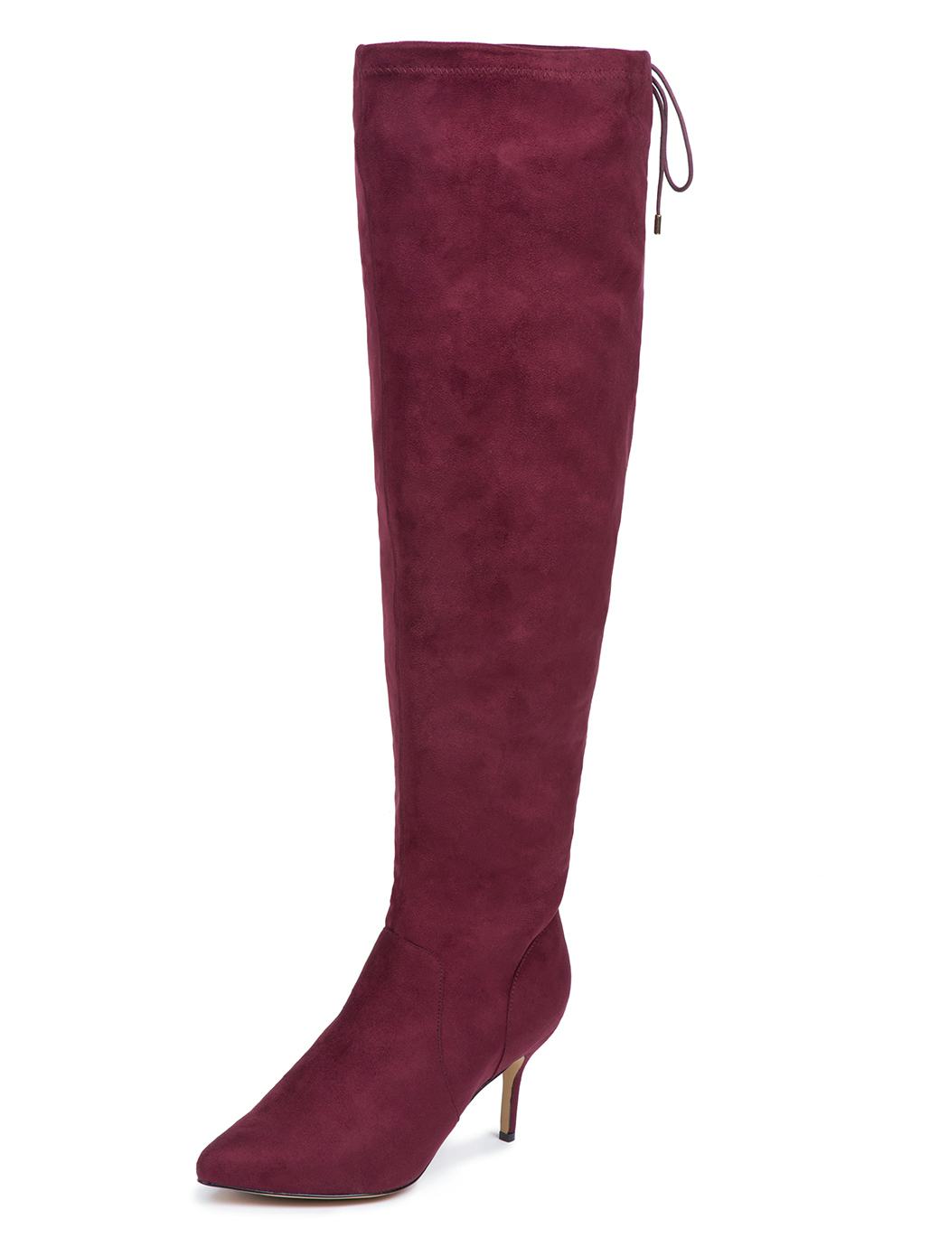 stretchy over the knee boots plus size