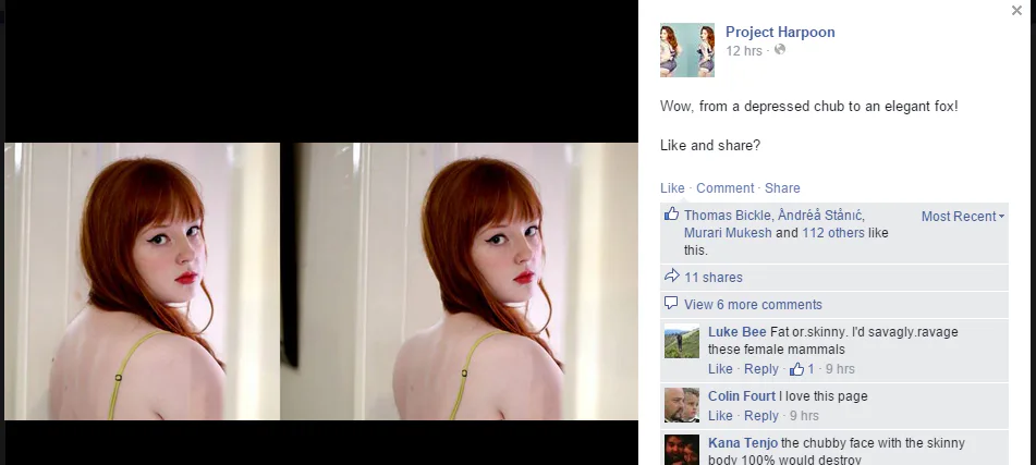 How Project Harpoon Justifies Photoshopping Plus Size Women To Make ...