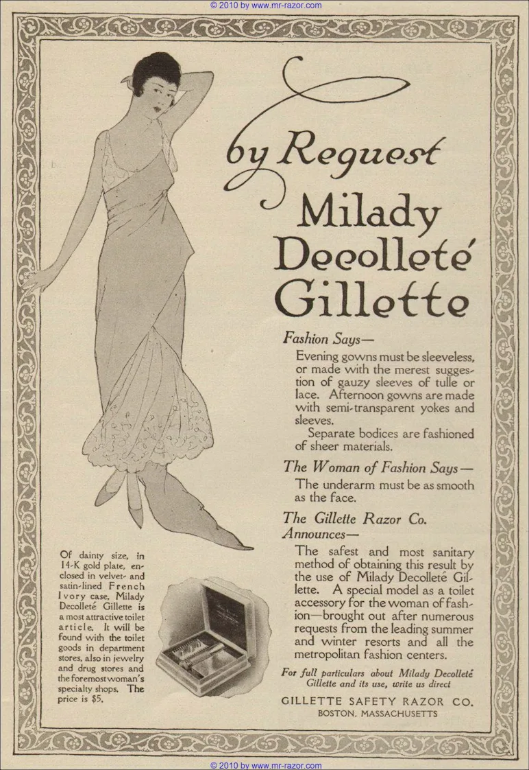 First Women Razor The Sneaky, Manipulative History Of Why Women Started Shaving