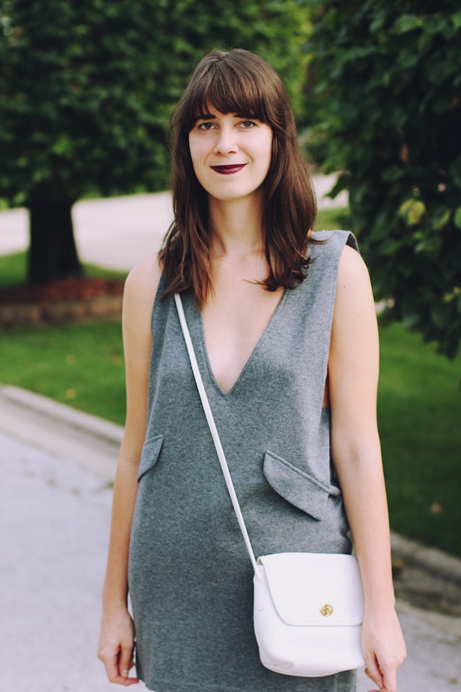 I Didn T Wear A Bra Underneath A Semi Sheer Shirt For A Day This