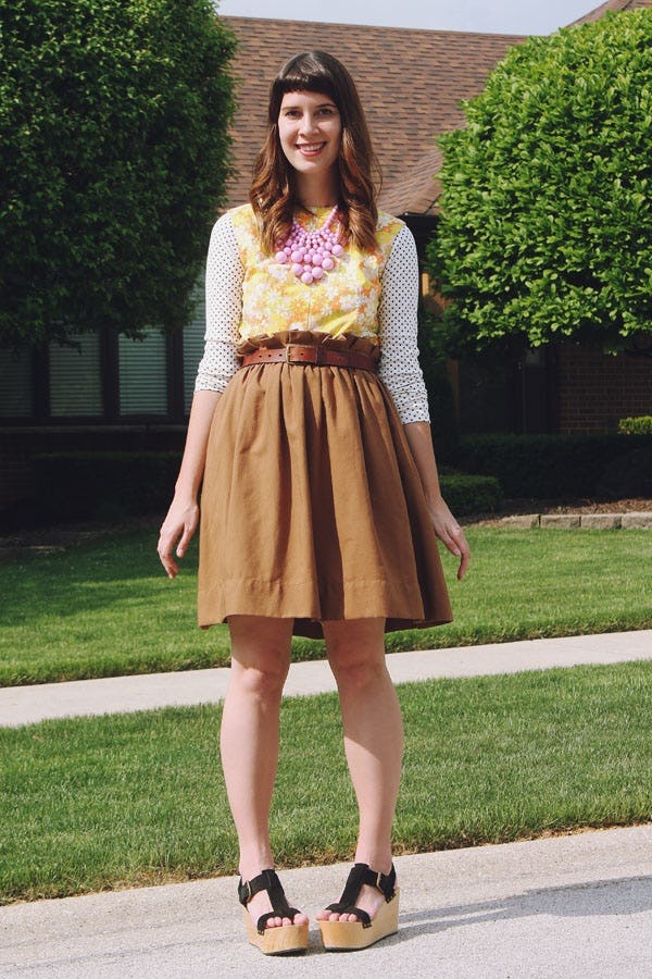 tall girl skirt