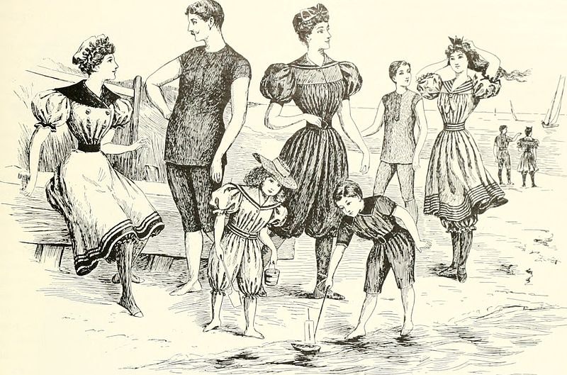 1800s deals bathing suits