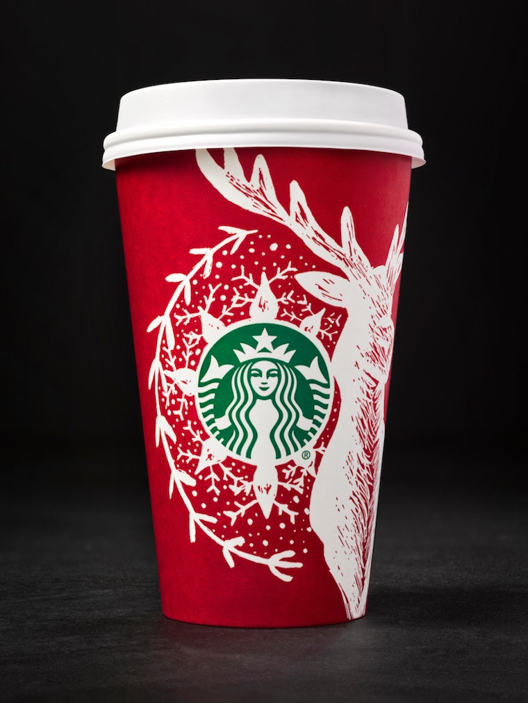 The Starbucks Red Holiday Cup Is Back, And Surprise, It's Actually 13