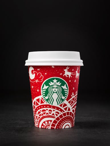 The Starbucks Red Holiday Cup Is Back, And Surprise, It's Actually 13 