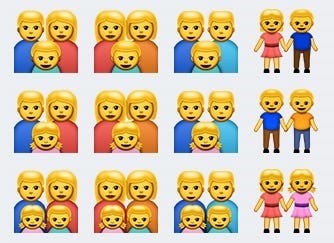 Why Are MixedRaced Family Emojis & Emoji Families Of Color Missing