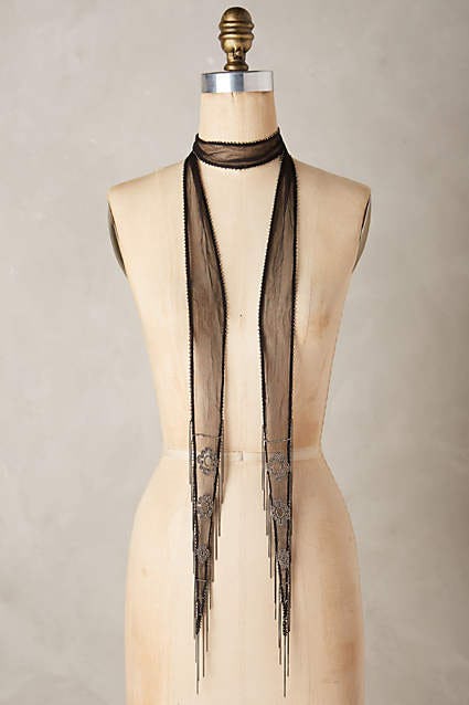 Skinny Scarves Are OnTrend This Fall, So Start Adding Them To All Of