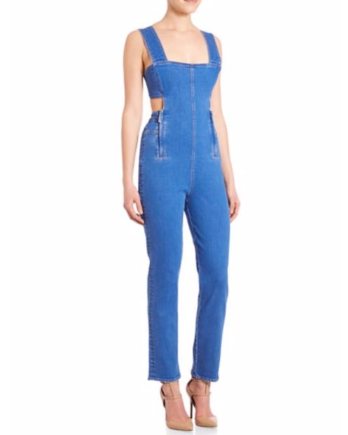 kylie jenner jeans jumpsuit