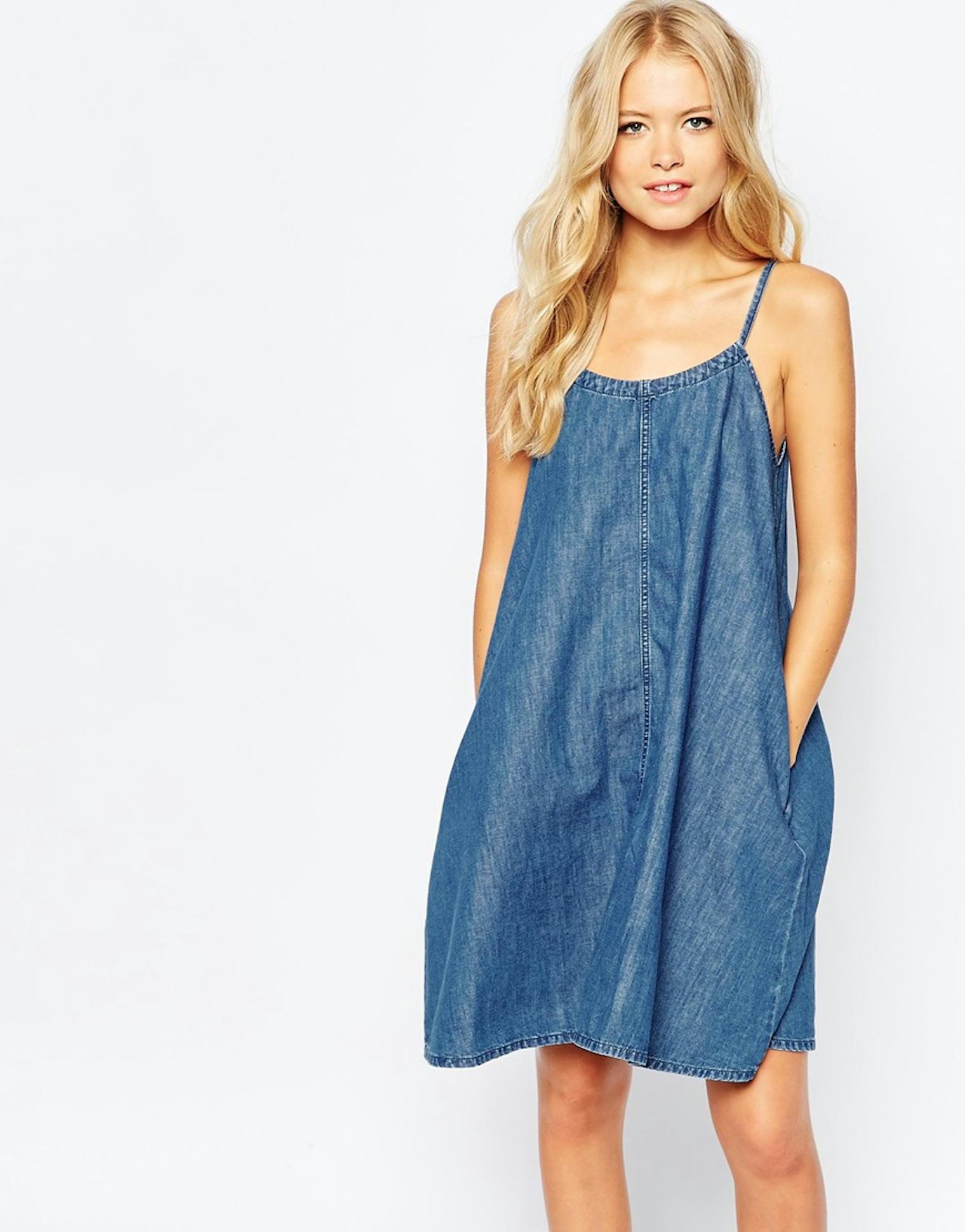 7 Denim Dresses You Need In Your Closet Right Now