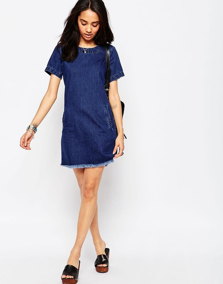 7 Denim Dresses You Need In Your Closet Right Now