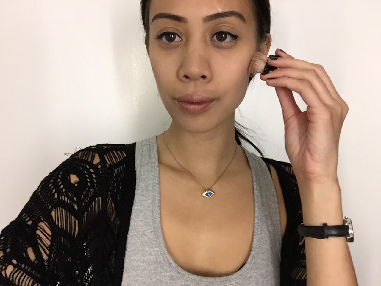 I Put Baby Powder On My Face & Submerged It Into Water & It Helped My