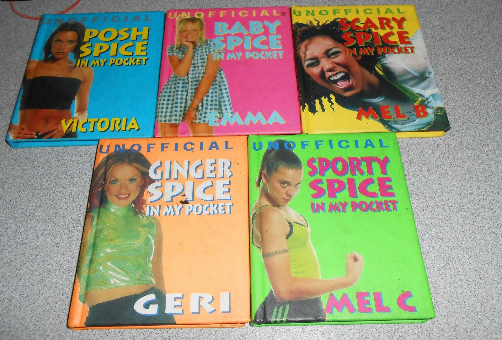 spice memorabilia 90s boys unofficial pocket books