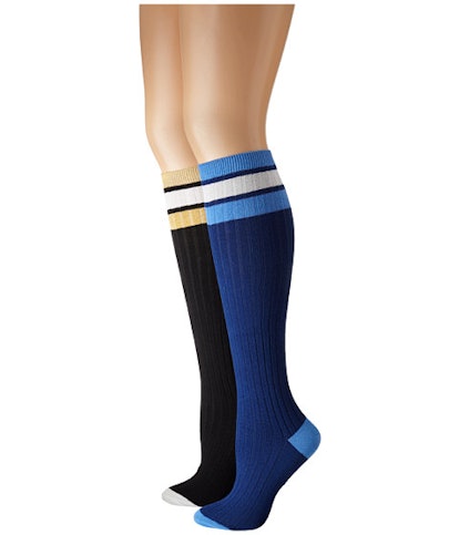 Kate Spade Blue Active Athletic Socks