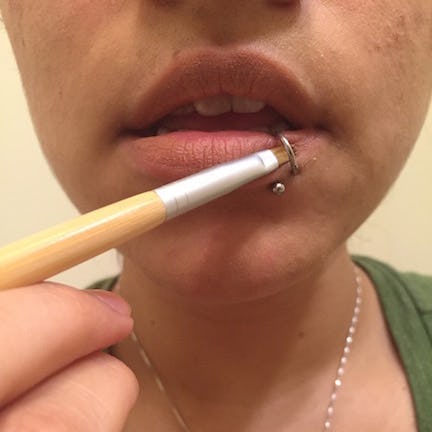 How To Apply Lipstick With A Lip Ring, Because Painting Around Your