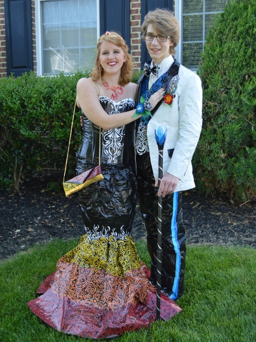 duck tape stuck at prom