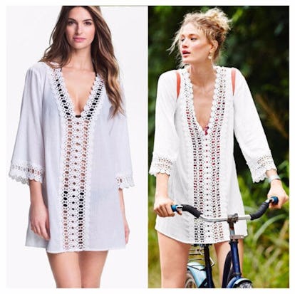 ups take bathing almost suit too cute bustle kimono coverup