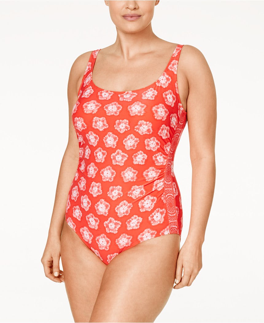 michael kors plus swimwear