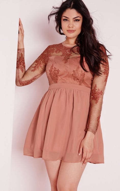 plus size frilly dresses