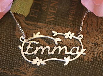 Name necklace not on sale on the high street