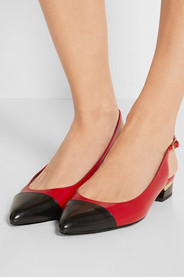 wide women's formal flats