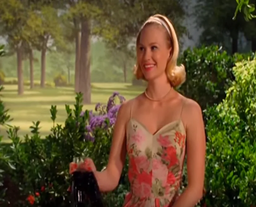 betty draper pink dress Photos: Betty Draper's Style, from Grace Kelly to Jackie O