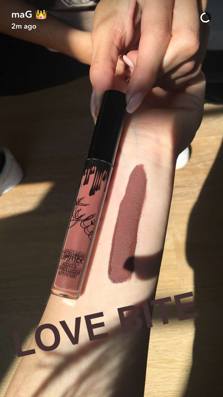 kylie jenner love bite lipstick