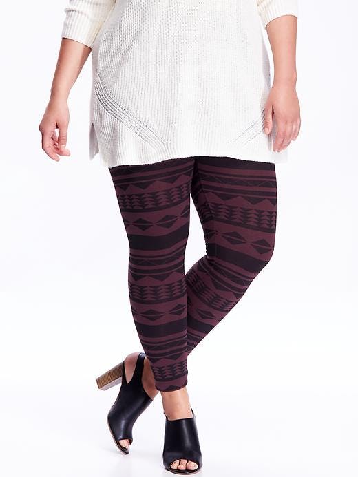 plus size cold weather leggings