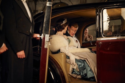 Matt Smith as Prince Philip and Claire Foy as Queen Elizabeth in The Crown.