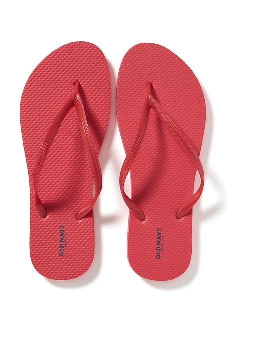 red flip flops old navy