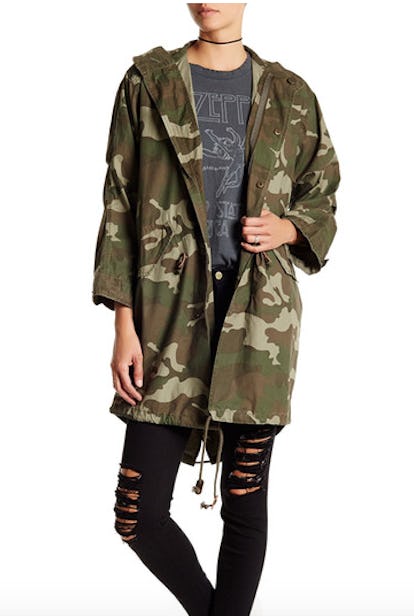 Plus size oversized camo jacket online