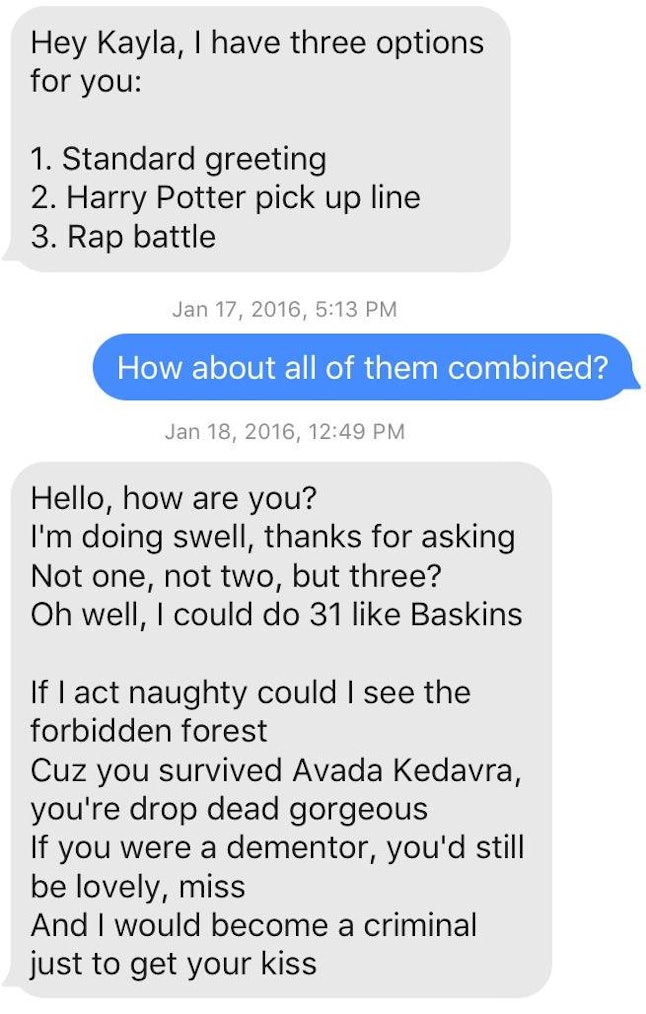 The Best Opening Tinder Messages, Because Some People Say More Than "Hey"