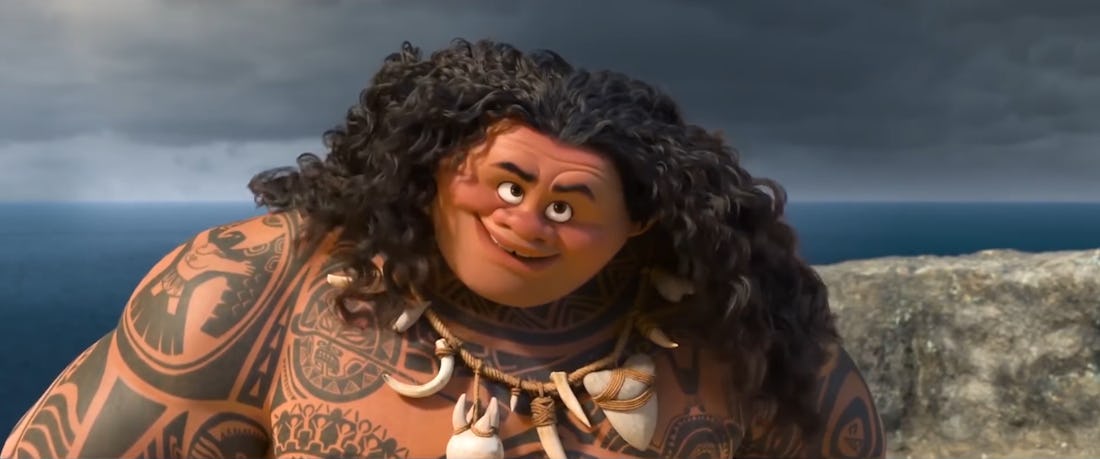 All Of Maui's Tattoos In 'Moana' Show How Culturally Important The ...