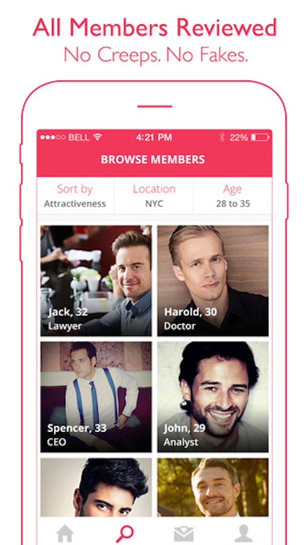 Dating app for successful people