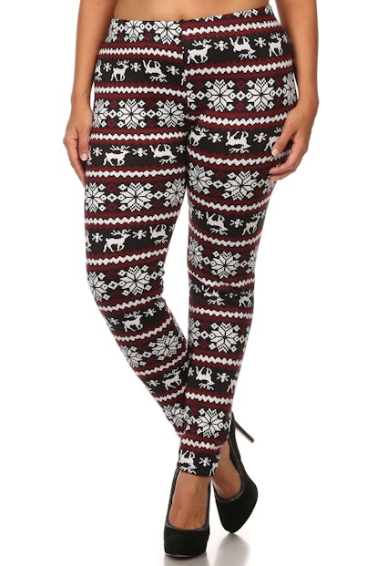 15 Plus Size Holiday Leggings That'll Make You Ditch Your Plain Ones ...