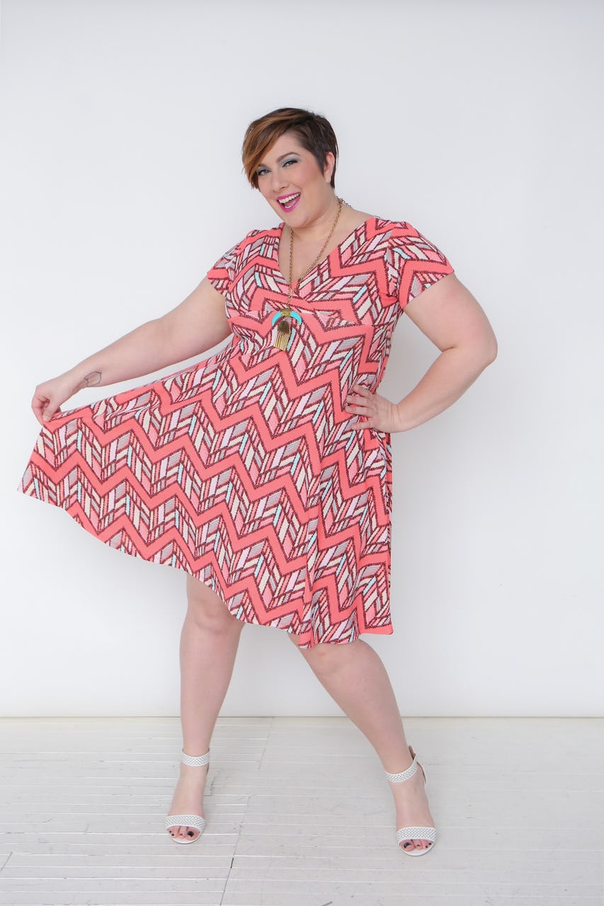 plus size swing dress