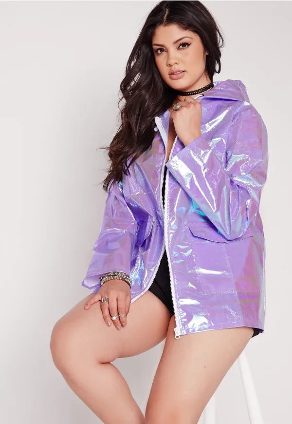 plus size rain