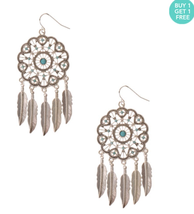 Claire's zipper earrings Outlet