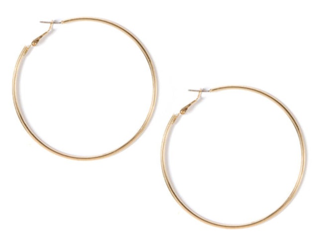 17 Claire S Earrings That You Would Have Loved In The Early 2000s Thin Gold Hoop Earrings 8 Claires