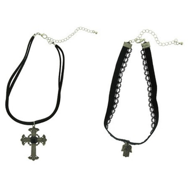 Where To Buy Kim Kardashian's Cross Choker Necklace For Victorian Goth ...