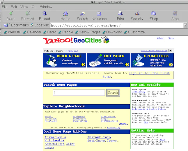 Oldweb.Today Lets You Surf The Web '90s-Style, So Here's What 7 Old ...
