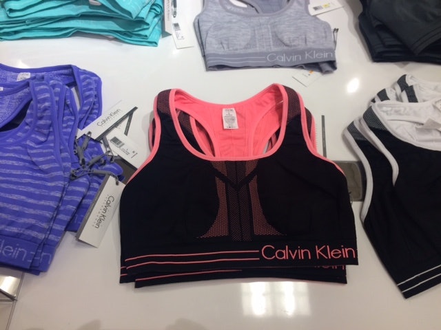 $40 Calvin Klein Performance Womens Medium-Impact Racerback Sports Bra Size  XL