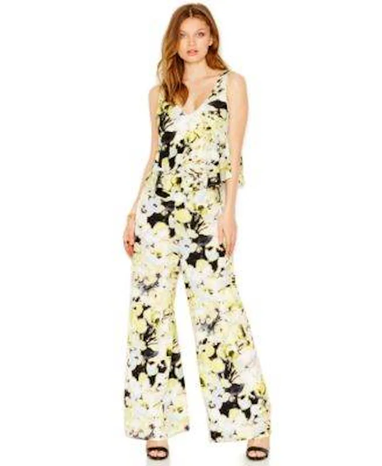 Floral Co Ord Blouse & Pants Set - Effortless Elegance