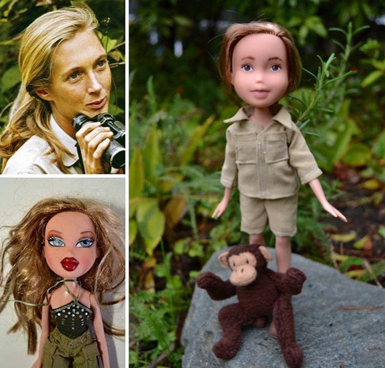 Artist Turns Dolls Into Feminist Role Models By Removing Their Make Up