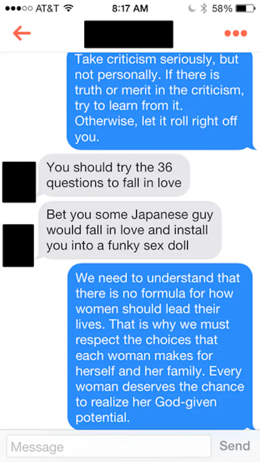Girl Used Emojis To Rejects A Guy On Tinder In The Funniest Way, But Don't Worry, He Totally Deserved It PHOTOS Girl Used Emojis To Rejects A Guy On Tinder In The Funniest Way, But Don't Worry, He Totally Deserved It PHOTOS