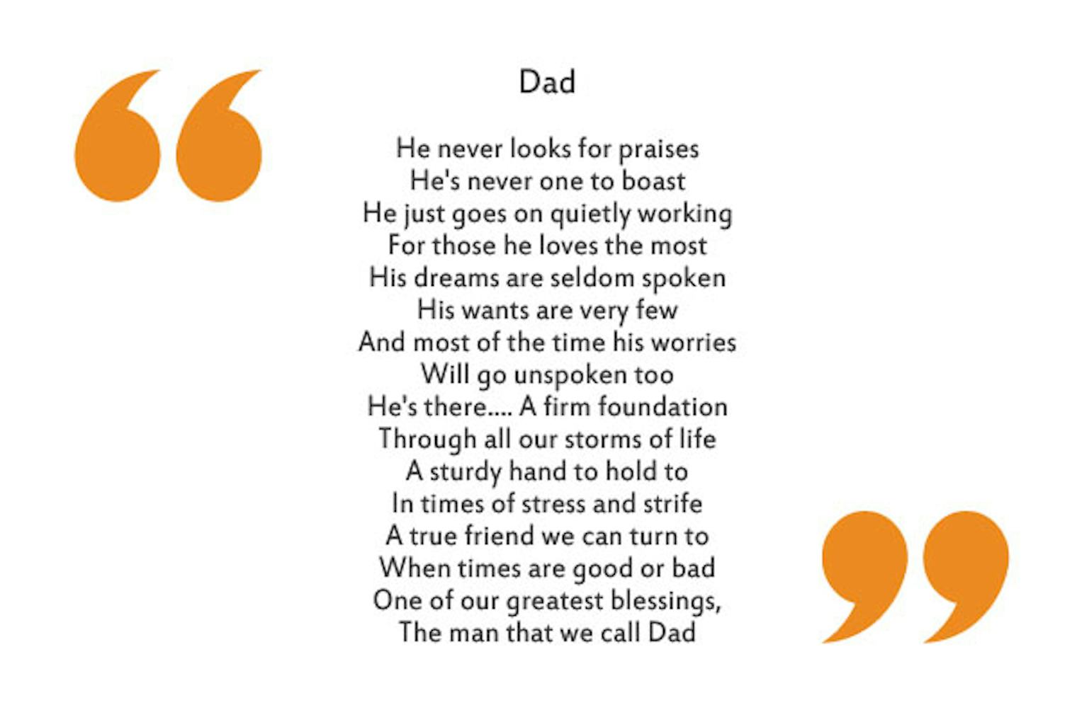 15 Father's Day Poems That'll Make You and Your Dad Tear Up