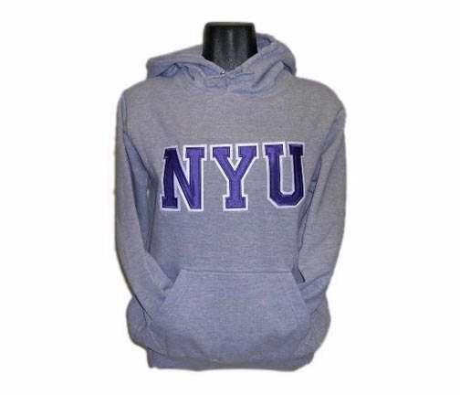 nyu embroidered sweatshirt
