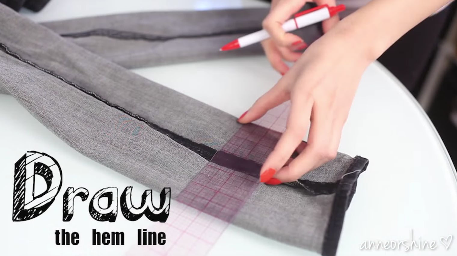 Hem Your Jeans Without Sewing In 6 Easy Steps — VIDEO